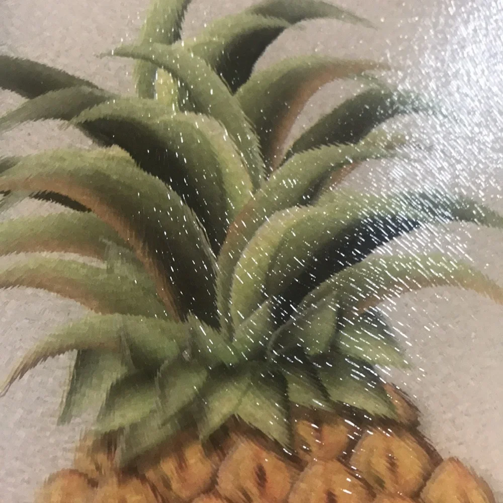 Pineapple Tempered Glass Cutting Board